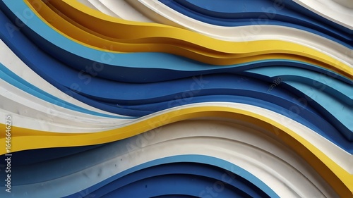 Gradient abstract curve wave wavy line background for creative project
