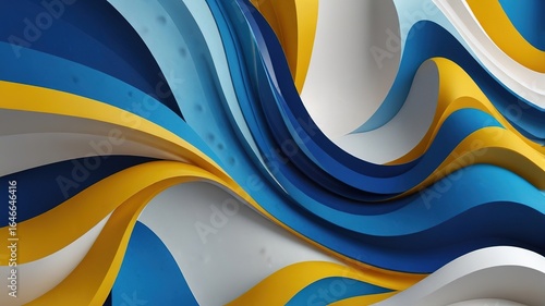 Gradient abstract curve wave wavy line background for creative project