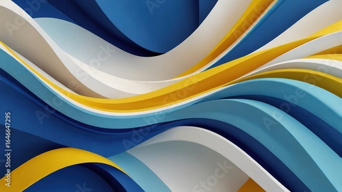 Gradient abstract curve wave wavy line background for creative project