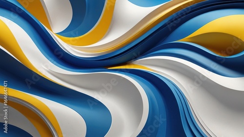 Gradient abstract curve wave wavy line background for creative project