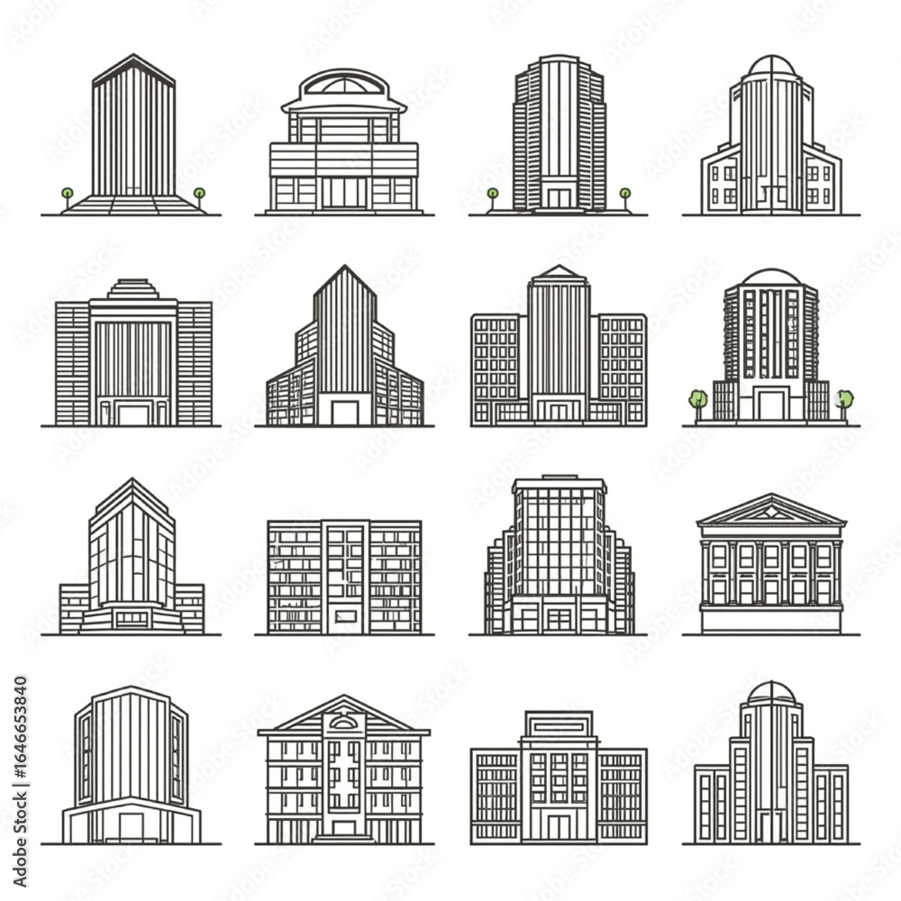 Fototapeta premium building, tower, urban, cityscape, skyline, landmark, modern building, 
