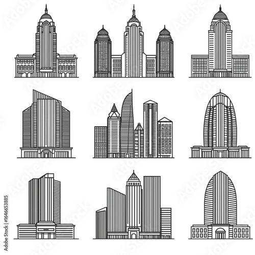 building, tower, urban, cityscape, skyline, landmark, modern building, 