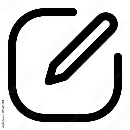 Edit icon with line style