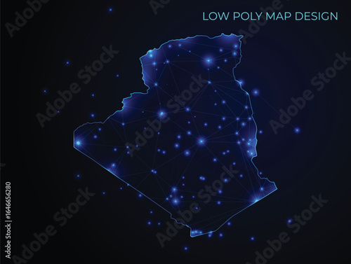 abstract digital networking connectivity vector map design