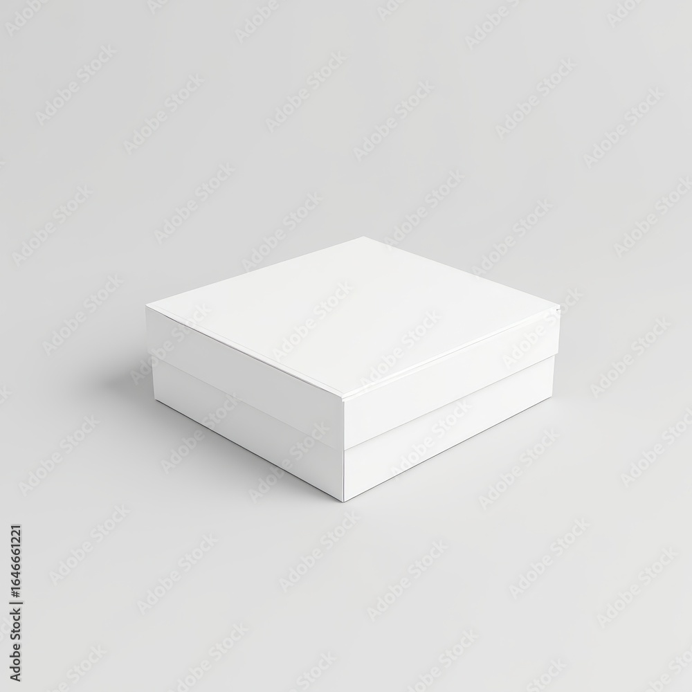 Fototapeta premium White Packaging Box Mockup Template