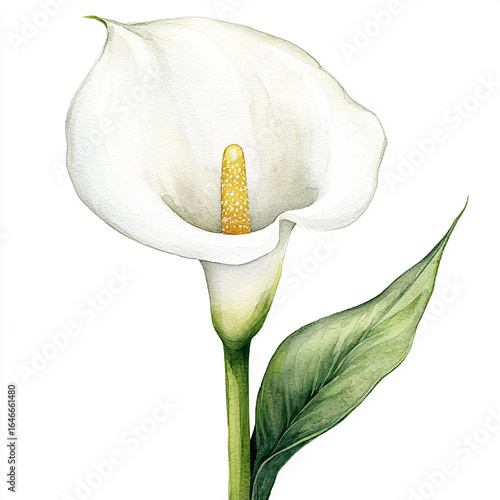 white calla lily