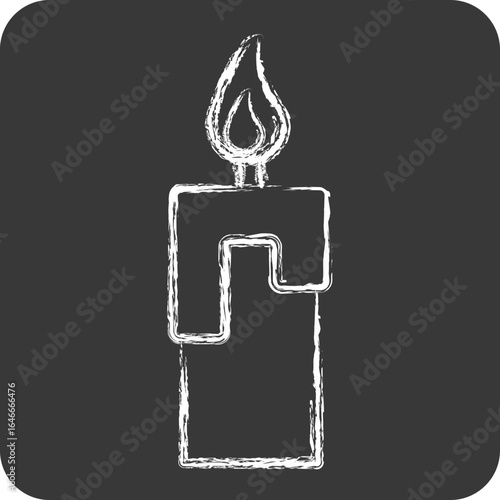 Icon Craps. related to Halloween symbol. chalk Style. design editable