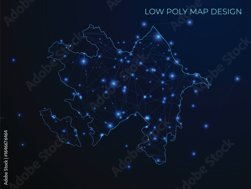 abstract digital networking connectivity vector map design