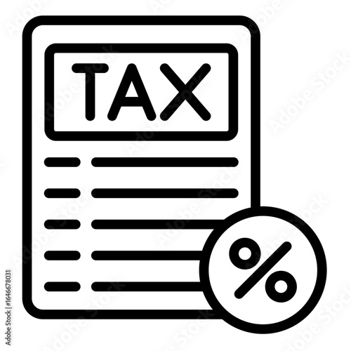 Taxes  Icon Element For Design