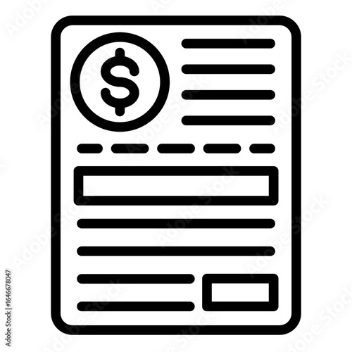 Bank Book  Icon Element For Design