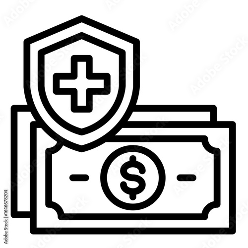 Insurance  Icon Element For Design