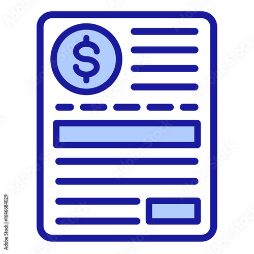Bank Book  Icon Element For Design
