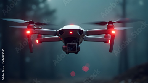 Medical technology A medical imaging drone equipped with infrared and thermal sensors surveys disaster zones, identifying injured survivors, transmitting coordinates (4)