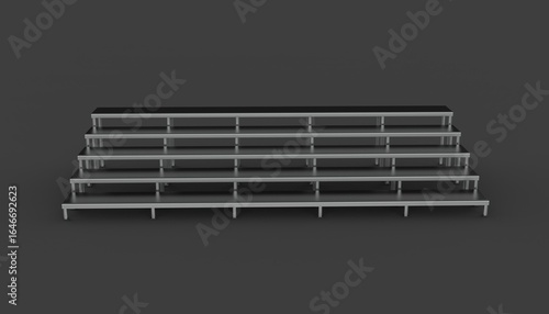 stadium bleacher 3D model