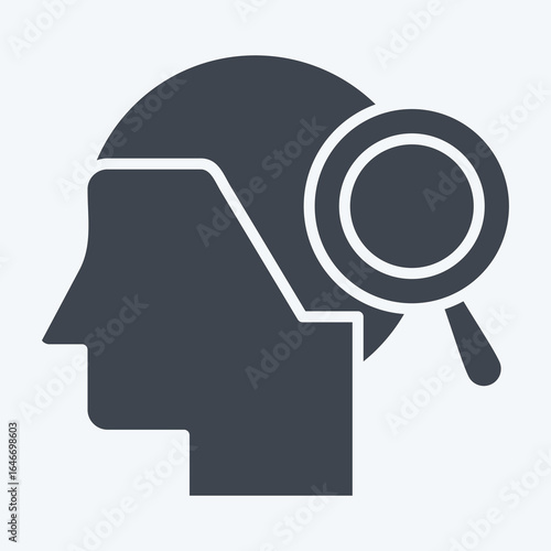 Icon Dermatology. related to Dermatology symbol. glyph style. design editable