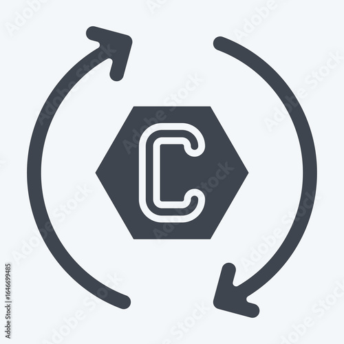 Icon Colagent. related to Dermatology symbol. glyph style. design editable
