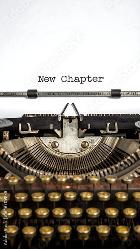 Vintage typewriter with 