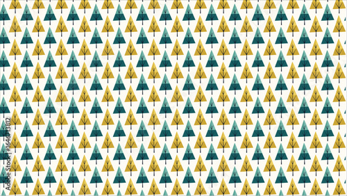 A curated selection of minimalist Christmas tree designs with a clean and abstract aesthetic, ideal for creating elegant and contemporary holiday greeting cards or decor.