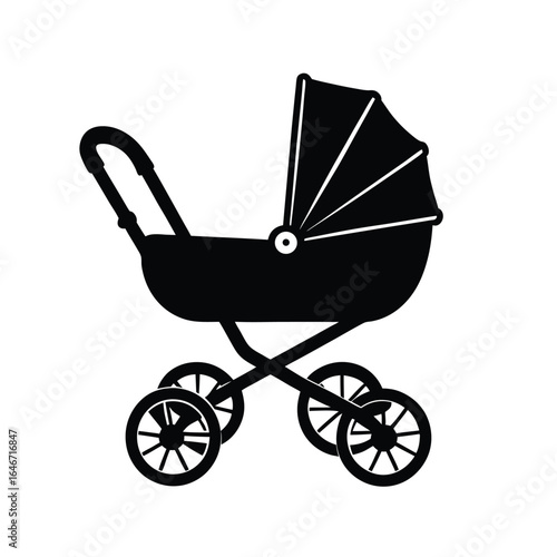 baby carriage vector illustration