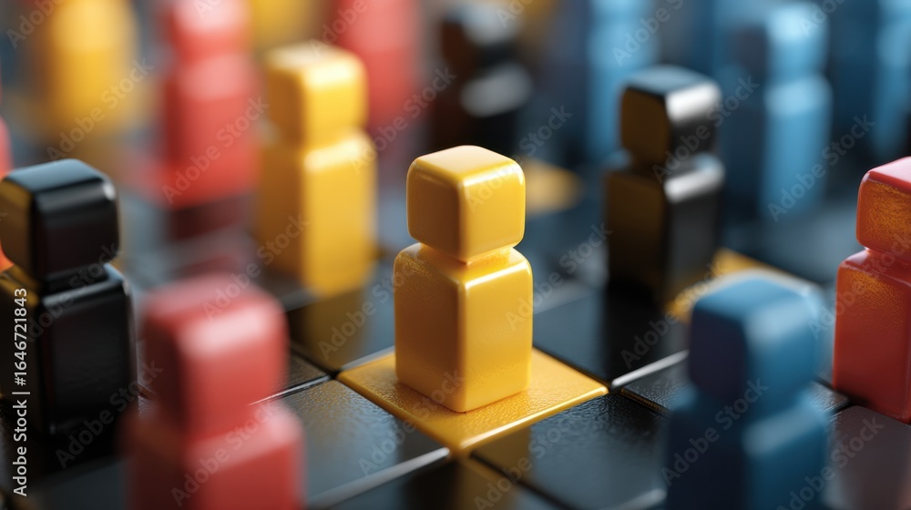 Fototapeta premium Effective allocation in project portfolios balances funding and priorities to maximize value while supporting strategic direction. 