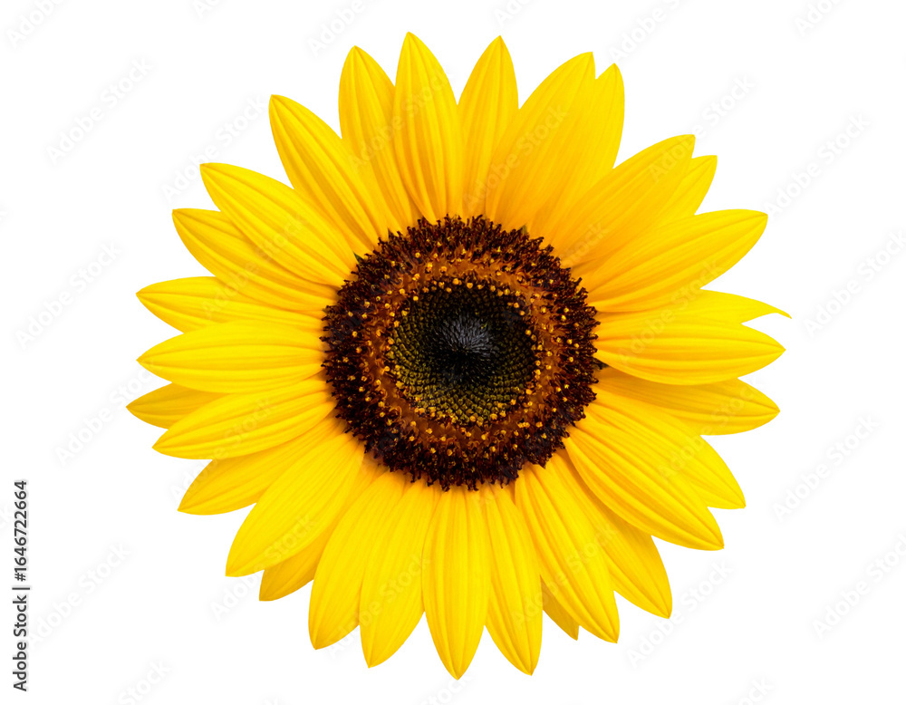 Sunflower Bloom Isolated on Transparent Background – High Detail Realistic Vector Illustration Sunflower Bloom Isolated on Transparent Background – High Detail Realistic Vector Illustration