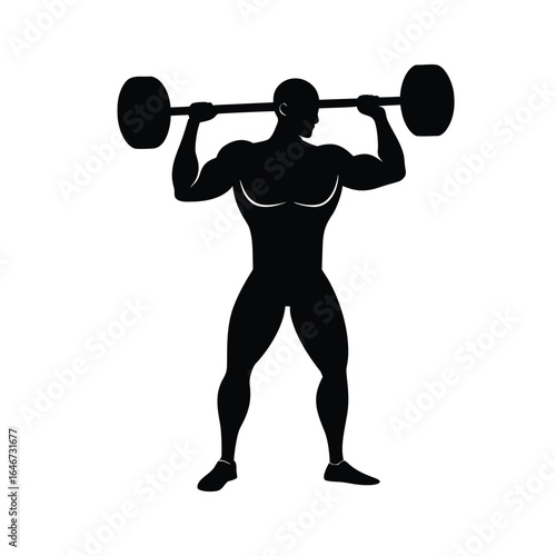man lifting dumbbell