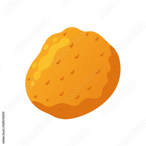 potato chips isolated on white