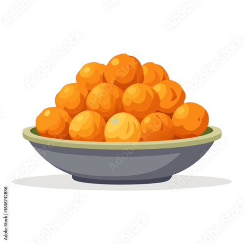 bowl of dried apricots