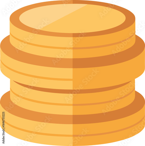 stack of bamboo steamers natural smooth on transparent background