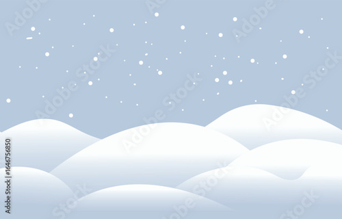 Web File ID(s): 1646756850 - Original name(s): Snow, winter, landscape, background, snowdrifts, hills, blue sky, minimalist, clean, serene, nature, cold, frosty, seasonal, white, peaceful, tranquil