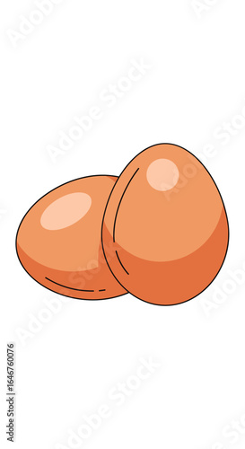 Freshly laid organic farm eggs ready for wholesome culinary preparations and nourishing meals