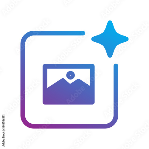AI Image Creation Icon