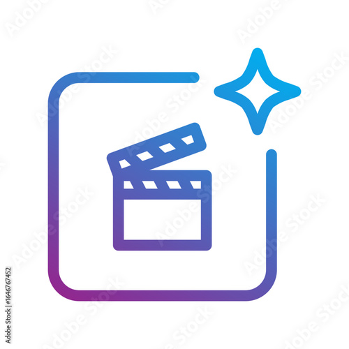 AI Movie Creation Icon