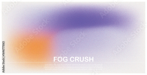  "Orange and Purple Fog" Soft, hazy abstract background with a gentle blend of pastel orange and purple on a light canvas.