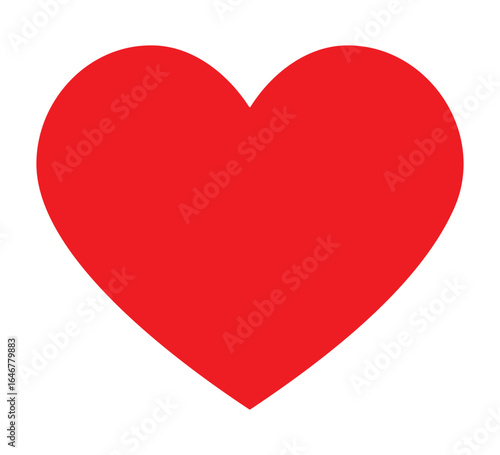 red heart icon vector. love symbol. heart shape. romantic design. heart icon for valentine's day. icon for apps, ui, logo, poster, banner and websites. Vector illustration and transparent PNG. health 