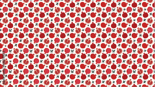 A whole, fresh pomegranate with its characteristic crown and tough, reddish peel, isolated on a white background, a symbol of health, abundance, and antioxidants.