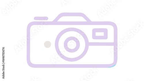 Stock vector camera icon photography equipment digital device image capture tool for graphic design resource