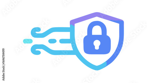 Cybersecurity data protection shield with lock for network security and data privacy best practices guide