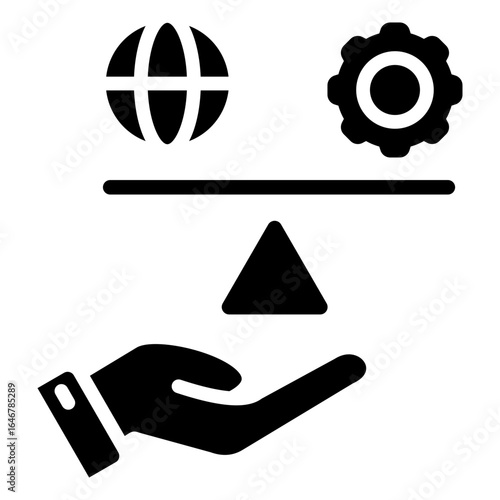 Konstfotografi Balance Icon