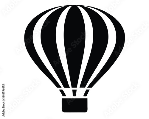 Hot air balloon vector illustration