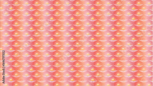 An aesthetic and serene seascape at dusk, featuring a sunset over the calm ocean, created with a beautiful, dreamy gradient effect for a modern, minimalist look.