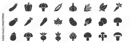 UntitledVector art of collection of various vegetables isolated on white background a diverse selection of fresh, healthy, and organic produce for culinary and nutritional purposes, featuring a variet