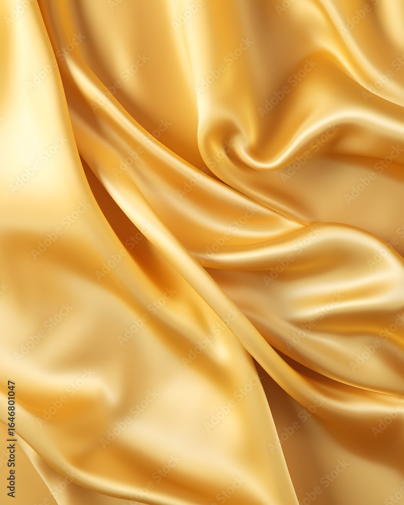 Fototapeta premium 부드러운 금색 실크 천 배경