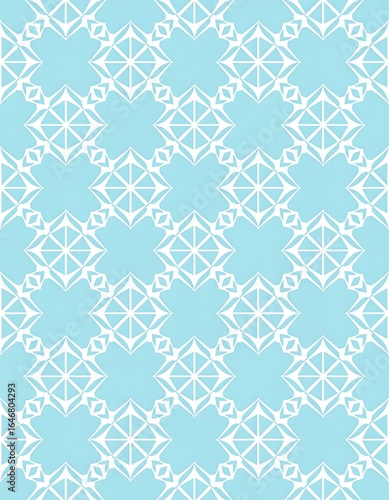 Light blue geometric pattern (1)