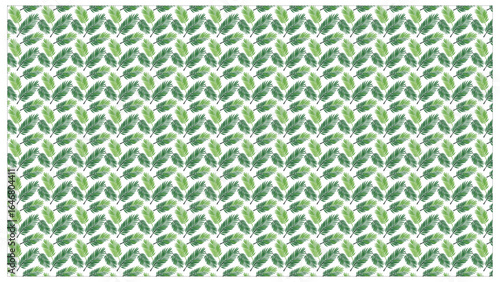 A dense and colorful seamless pattern of exotic tropical foliage, designed with a summer aesthetic that is ideal for creating eye-catching fabric and textiles.