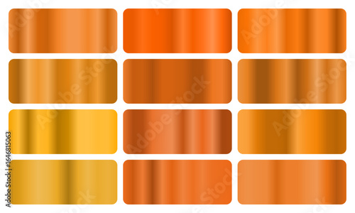 Bright tangerine gradient collection with zesty oranges and sunny highlights, ideal for energetic branding, tropical promotions, and warm, cheerful digital art.