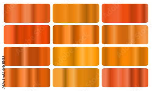 Bright tangerine gradient collection with zesty oranges and sunny highlights, ideal for energetic branding, tropical promotions, and warm, cheerful digital art.