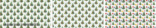 A beautiful and festive watercolor illustration of a Christmas tree, delicately decorated with colorful ornaments and surrounded by gently falling snowflakes.
