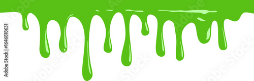 Melting Green Slime Illustration