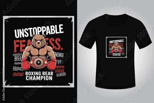 Bear Streetwear T Shirt Design